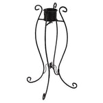 Sunnydaze Graceful Curved Outdoor Gazing Globe Metal Stand