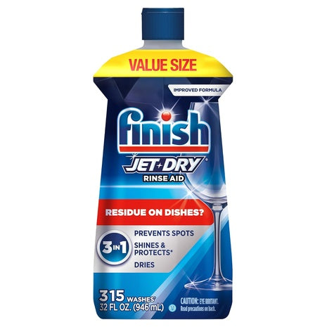 32oz Finish Jet-Dry Dishwasher Rinse Aid