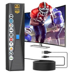 Uriiu Indoor Outdoor TV Antenna W/1000+ Mile Range HD 4K