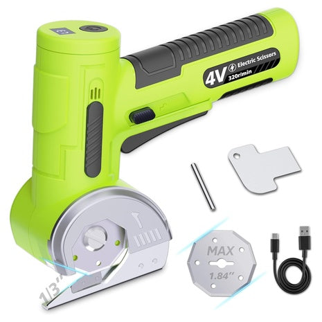 320RPM 3-Speed Powerful Cordless Electric Scissors