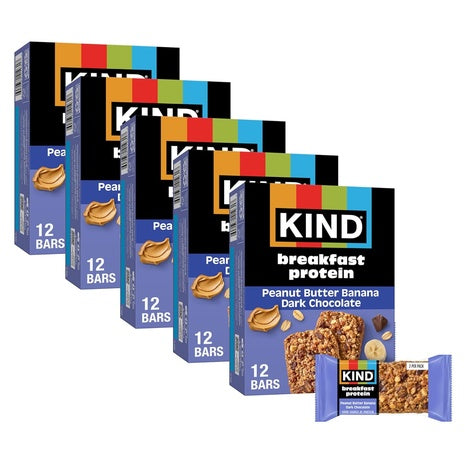 30 Peanut Butter Banana Dark Chocolate Protein Bars