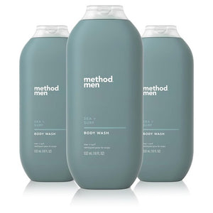 3 Bottles Of Method Men Body Wash
