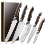 5-Piece Japanese Stainless Steel Kitchen Knife Set