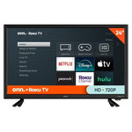 onn. 24” Class HD (720P) LED Roku Smart  TV