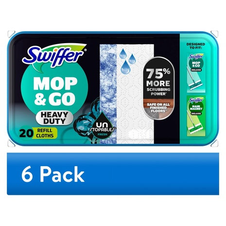 120 Swiffer Heavy Duty Wet Mop Refills
