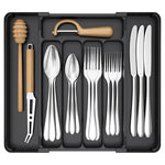 Lifewit BPA-Free Adjustable Silverware Organizer