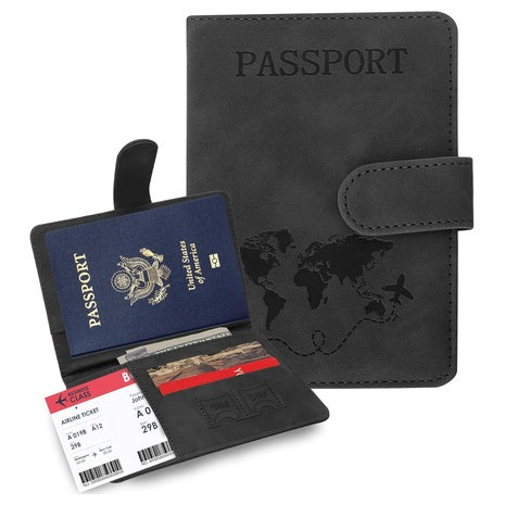 RFID Passport Holder with Magnetic Closure