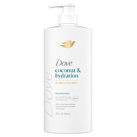 Dove Coconut & Hydration Shampoo (28oz)