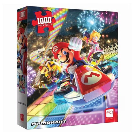 1000-Piece Mario Kart Rainbow Road Jigsaw Puzzle