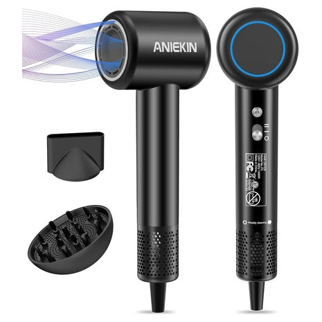 High-Speed Ionic Hair Dryer w/ Brushless Motor & Diffuser
