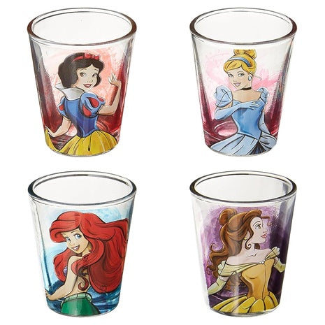 4-Pack Disney Princess Mini Glasses