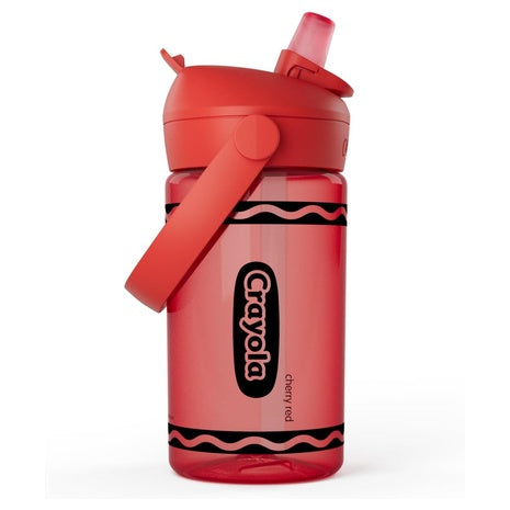 Crayola Flip Straw Kids Water Bottle