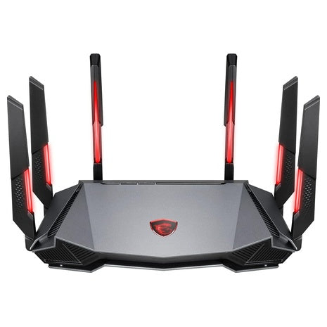 MSI RadiX AXE6600 WiFi 6E Tri-Band Gaming Router With AI QoS Support