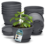 10-Pack 10" Whiskey Barrel Planters