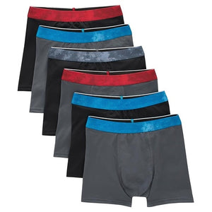 6-Pack Hanes Boys Performance Boxer Briefs