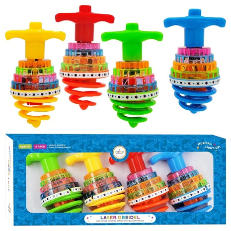 Bouncing LIght-Up Dreidels