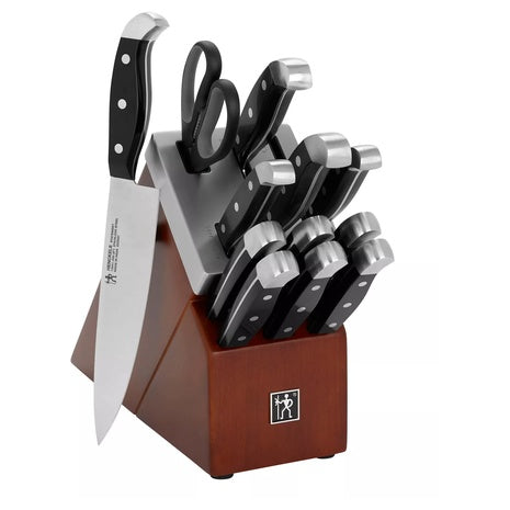 13-Piece J.A. Henckels Stainless Steel Self Sharpening Knife Block Set