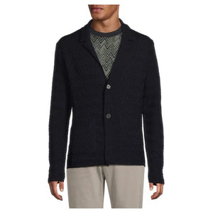 M Missoni Men's Tonal Zigzag Wool Cardigan