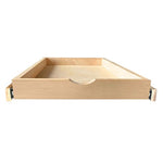 21" Rebrilliant Malaree Slide-Out Rails Wood Pull Out Tray Organizer