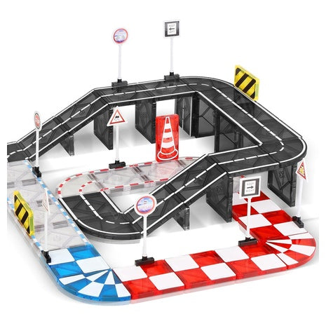 Magnetic Tiles Racing Track Set