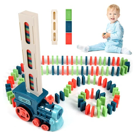120-Piece Domino Train Set with