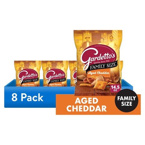 8-Pack Gardetto's Aged Cheddar Snack Mix (OU-D, 14.5oz)