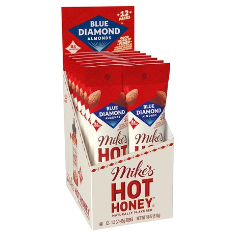 12-Pack Blue Diamond Mike's Hot Honey Almonds