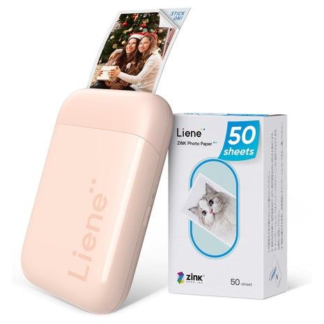 Liene Photo Printer, 2x3 Mini Instant Portable Color Mono Picture Printer