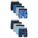 8 Hanes Boys Cotton Stretch Boxer Briefs