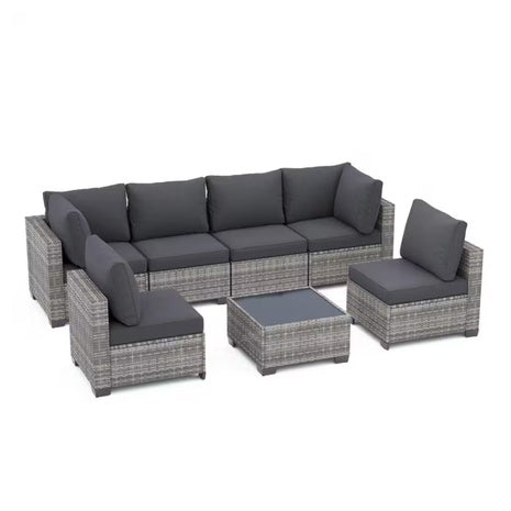 7-Pieces JUSKYS Outdoor Patio Furniture Set