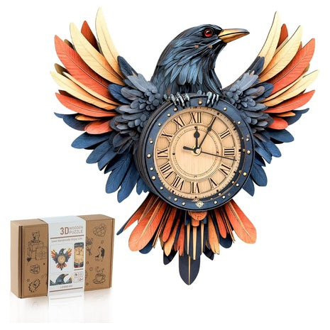 Beginner 3D Wooden Puzzle Clocks (3 Styles)