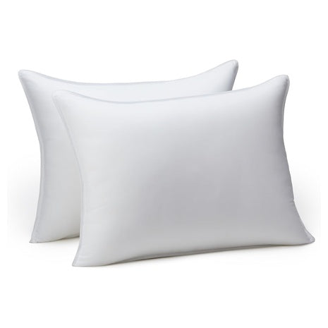 2 Amazon Basics Down Alternative Pillows