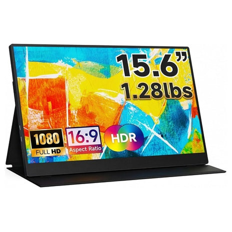 15.6" 1080P Portable Monitor with HDMI & USB-C