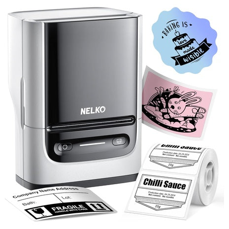 Nelko Bluetooth Label Maker Printer