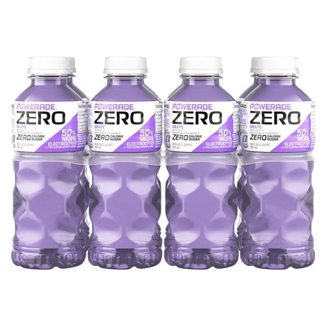 8 Bottles Zero Sugar Grape Sports Drink