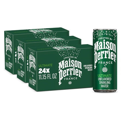 24 Maison Perrier Ultimate Sparkling Water Cans (11.15oz)