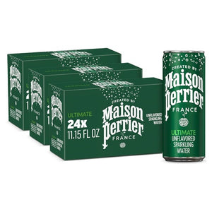 24 Maison Perrier Ultimate Sparkling Water Cans (11.15oz)