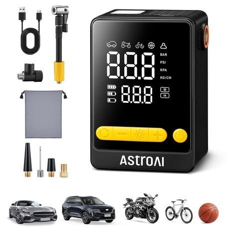 AstroAI L10 150PSI Mini Tire Inflator / Portable Air Compressor