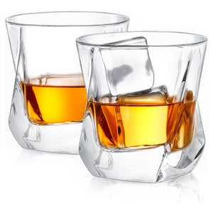 2 Crystal Whiskey Glasses