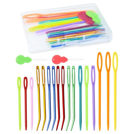 19-Piece Assorted Yarn Needles Set