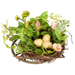 National Tree Company 6 Inch Blossom Birds Nest With Eggs