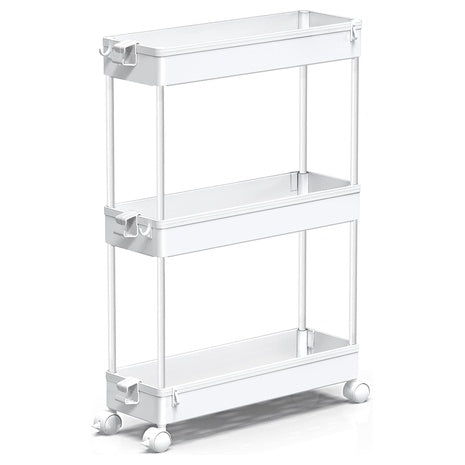 3-Tier Slim Rolling Storage Cart