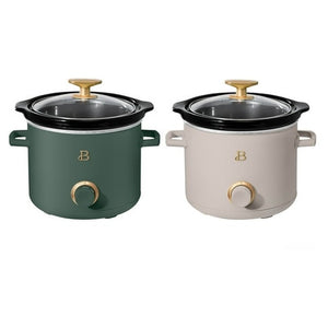 2 Beautiful 2 Qt Manual Slow Cookers