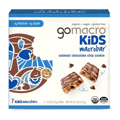 7 GoMacro Kids MacroBars (2 Flavors)