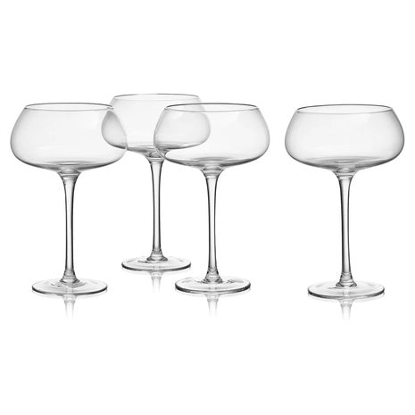 4-Piece Mikasa Craft Coupe Glasses