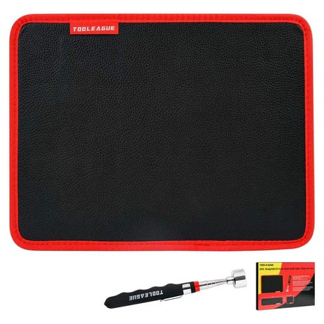 TOOLEAGUE Magnetic Tool Mat With 25Lb Telescoping Magnetic Pickup Pen