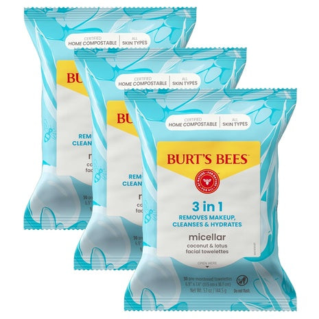 90 Burt's Bees Facial Cleansing Wipes