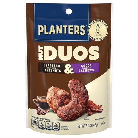Planters Nut Duos Cocoa Cashews & Espresso Hazelnuts