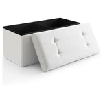 75L 30" Flip Foldable Storage Ottoman Bench