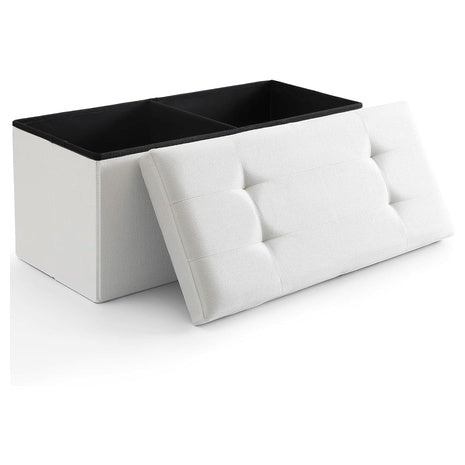 75L 30" Flip Foldable Storage Ottoman Bench